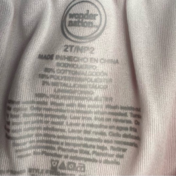 Toddler Girls Top | 2t | pink white gold stripe - Picture 8 of 10